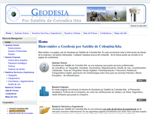 Tablet Screenshot of geodesialtda.com